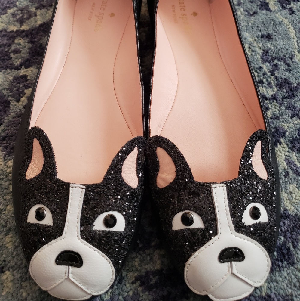 French Bulldog Kate Spade Flats